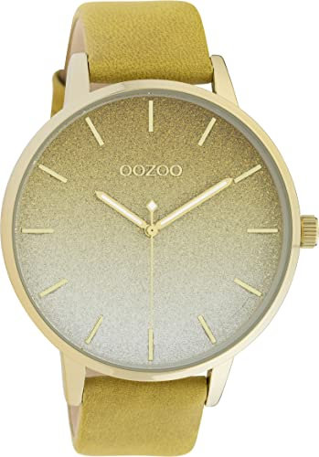 Oozoo Timepieces Damen Uhr - Armbanduhr Damen mit 20mm Lederarmband - Analog Damenuhr in rund C10833