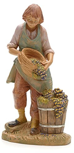 Holyart Presepe Fontanini: Vendemmiatore presepe da 19 cm Fontanini