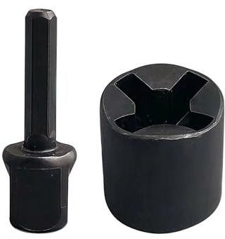 Trailer Jack Drill Adapter - Heavy Duty Universal Steel Attachment For Electric Drills | Anti-rost Rv Boat Truck Jack Bit Tillbehör för bogsering, klippare, last och garageutrustning
