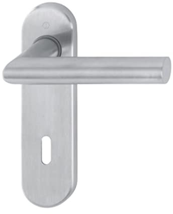 Hoppe Amsterdam Edelstahl Kurzschildgarnitur F69 E1400Z/353K