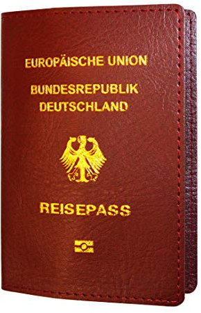 thb Richter Reisepasshüllen Deutschland Germany Passport Pass Schutzhülle Kunstleder (1 Stück)