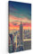 MuchoWow Leinwand Bilder, Einzigartige Wanddeko mit Rahmen, New York - Manhattan - Empire State Building, Wandbilder Wohnzimmer, Deko Schlafzimmer 20x40 cm
