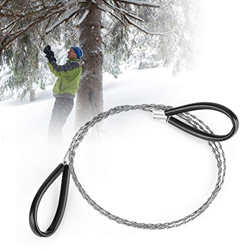 75 Cm Edelstahl-Drahtsäge für Den Außenbereich, Outdoor-Campingwerkzeug für Reisen, Kann Zum Schneiden von Holz, Kunststoff, Knochen und Weichmetall Verwendet Werden