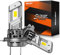SEALIGHT Bombillas LED H7, 24000LM 6500K Bombillas de luz blanca fría con ventilador de refrigeración, 600% 100W brillo, mini formato 1:1, 3 minutos Plug-N-Play, H7 halógeno reemplazo Paquete de 2