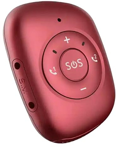 Muuoeou 4G bärbar mini personlig GPS-tracker vattentät anti-förlorad för äldre SOS-hjälp