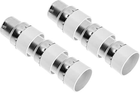 HOMSFOU B22 E14 Lampenfassungsadapterpc Brennfest Glühbirnensockel Konverter Für Büro Flur Zuhause 6 Stück