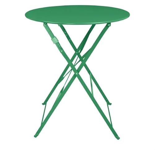 Bolero Perth Pavement Style Round Table Forest Green, 600 mm