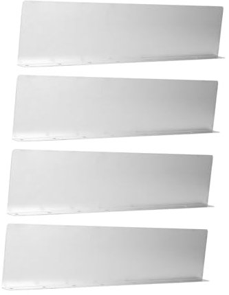 HOMSFOU Lot de 4 protections de gouttières pour toit de maison - Protection contre les débordements et les fortes pluies