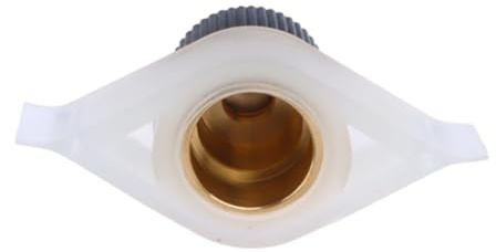 Qcbuegof Auslaufsicheres Messing-Luftgitter mit Verstärkung für schnelles Aufblasen in Außen-Luftmatratzen und Matratzen, kompaktes Design, schnelles Aufpumpen, TPU-Luftmatratzenventile