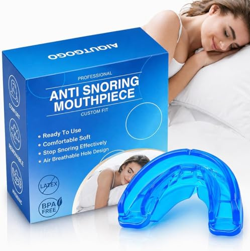 Férula Antironquidos, Anti Ronquidos para Dormir, Listo para usar, Dispositivo Anti Ronquidos - Reutilizable, Ayuda a Reducir los Ronquidos, ideal para el uso Nocturno - Azul