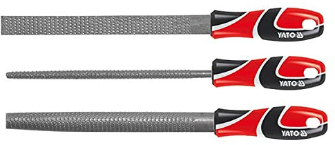 Yato - Set di 3 raspe per legno professionali