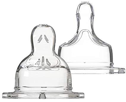 Dodie - Tétine Plate Silicone Col Large Sensation+ 6 Mois - Débit 4 Spécial Liquide Epais