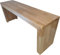 Sitzbank Holzbank Eiche Massivholz gebürstet Garderobenbank Flurbank 100x40x25cm