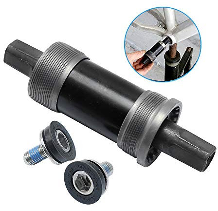 Zreneyfex Vierkant-Kegel-Tretlager, 68 x 110 mm/123 mm/127 mm, für Mountainbike, BB-UN26 (68 x 123 mm)