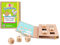 TRENDHAUS ABC Champions Holz-Zahlenwürfel, 6 Stück, Lernspiele zum Rechnen Lernen, Kleines Geschenk zum Schulanfang, 956408