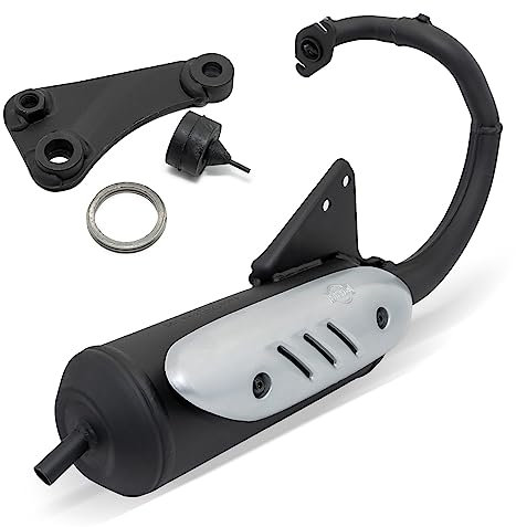 Impianto di scarico completo LeoVince SITO PLUS, acciaio per Honda SJ 50 Bali