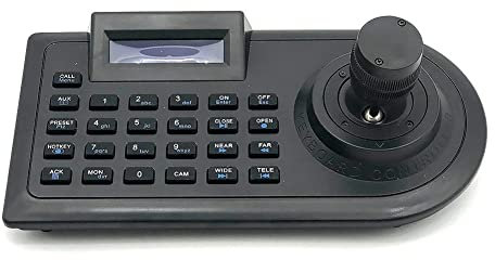 Niniang 3D Joystick CCTV Keyboard Controller Keypad für AHD Security PTZ Speed Camera Decoder DVR NVR Pelco RS485 EU-Stecker