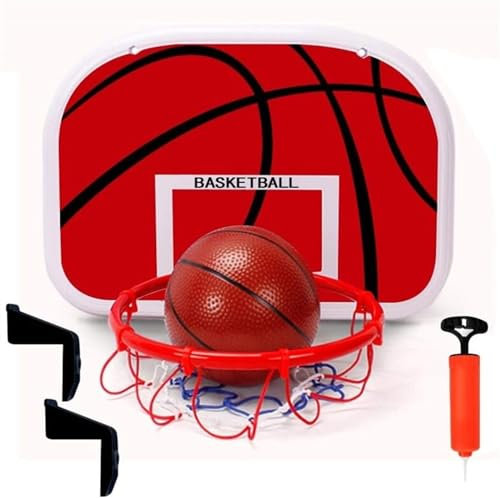 Basketställ, litet hushållsbasketbrädeset, väggmonterat basketställ, lämpligt för trädgårdar och innergårdar