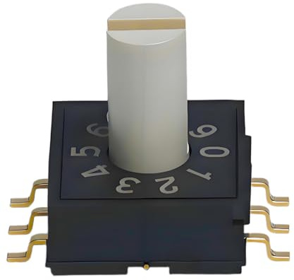 Knocery Commutateur Rm3haf-10, Commutateur Compatibles avec Lunii Fabrique à Histoires, pour Les Appareils Vidéo, Les Contrôleurs de Jeu,Interrupteur d'encodeur Rotatif avec Poignée 3: 3