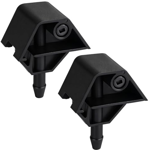 2 ugelli lavavetri per Nissan Qashqai J10 2007-2013, getto per tergicristallo con ricambio diretto OEM Fit – sostituisce 28932JD000 289306MA0A, facile da installare, durevole, regolabile