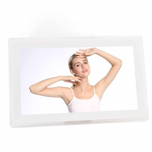 Bewinner 15,6 Tum Digital Bildram med LCD-pekskärm, 32 GB WiFi Digital Fotoram, Bordsskiva och Väggmonterad, Dela Bildvideo Via App (EU-)