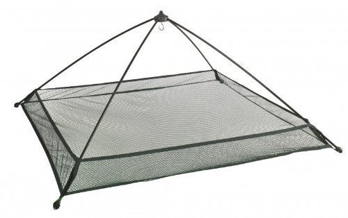 Sänger Top Tackle Systems Ersatznetz für Köderfischsenke (grün / 1 x 1m / mit Flucht- & Verlustschutzsaum)