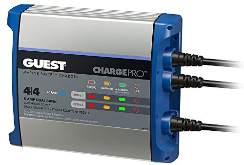 Guest 2707A Guest On-Board Battery Charger 8A / 12V, 2 Bank, 120V Input