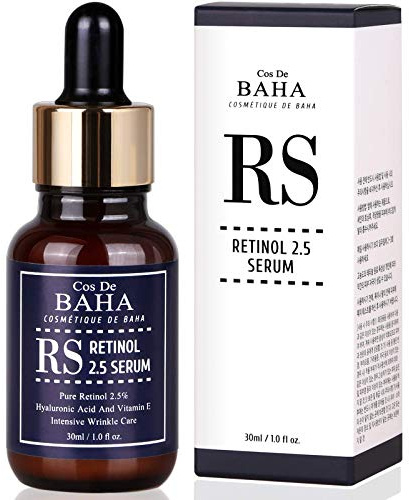 Cos De BAHA Sérum rétinol hydratant pour le visage pour lutter contre le vieillissement et les rides - 1Fl-Onces 30ml