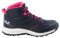 Jack Wolfskin Jungen Unisex Kinder Woodland Texapore Mid K Walking-Schuh, Night Blue/Pink, 29 EU