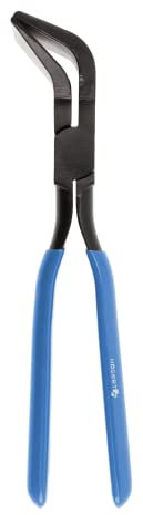 HÖGERT TECHNIK Abkantzange Biegezange Falzzange 45° Maulbreite 60mm, Blechbiegezange für Dachdecker Werkstatt und Heimwerker mit Feststellklemme