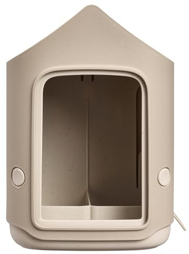 Elho Mangiatoia e Abbeveratoio per Uccelli 18cm - Mushroom Beige