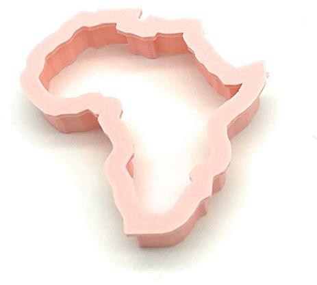 Africa Map Cookie Cutter Fondant Cake Decorating (2 inches)