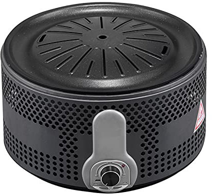 Barbacoa Portátil Asador 13.4 Barbacoa sin humo Parrilla de la parrilla removible Forma eléctrica de forma roja Parrilla de carbón de leña antiadherente Ignite Charcoal rápidamente para cocinar al ai