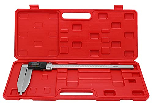 Oumefar Digital Caliper 0‑300mm/12 Inch Vernier Caliper with Long Jaw, Stainless Steel Electronic Digital Caliper, Digital Vernier Caliper, Useful Tool for Precise Measuring