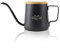MERMOO YILAN Bouilloire col de cygne 350 ml - Petite cafetière en acier inoxydable - Col de cygne - Pour bouilloire - Noir