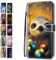 Phone Case for iPhone 13 Pro 6.1 with Pattern 3D Print Animal Butterfly Design Leather Wallet Flip Cover with Card Holder Slot for Girls Boys - Sloth