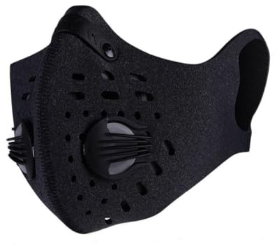 Masque facial pour la poussière, masque de poussière de carbone activé Masque Masque anti-pollen allergènes masque masque masque d'échappement Masque filtrat PM2,5 pour faire fonctionner les activité