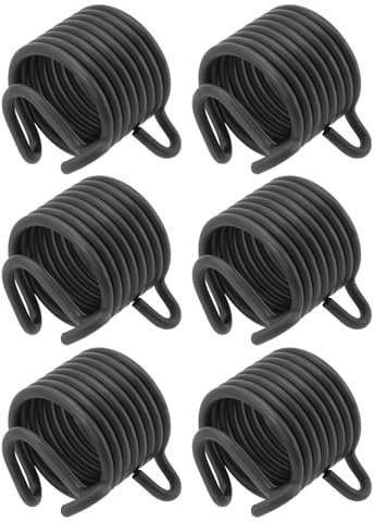 EMSea Lot de 6 Marteaux Pneumatiques à Ressort Fixe en Métal Remplaçable Burin Pneumatique à Ressort Rapide Fixe Diamètre Intérieur 3 Mm Compatible avec Art.3213 Noir