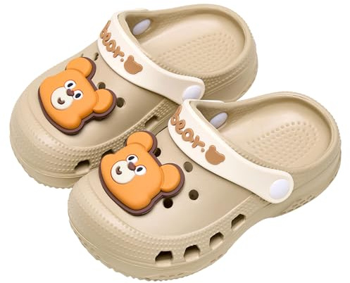 Meik Mangni Sabots et Mules Enfant Fille Garçon Clog B Kaki 21/22 EU