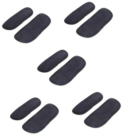 HOMSFOU 10pcs Fridge Drip Mats Absorbent Water Dispenser Drip Cushions Non- Refrigerator Pads for Easy Cleaning Black Design for Fridge and Freezer Use