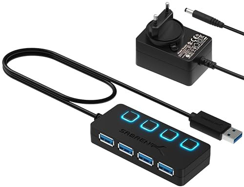Sabrent 4-Port USB 3.0 Hub (HB-UMP3)