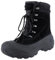 Knixmax Herren Schneestiefel Warme Winterstiefel Wasserdichte Sohlen Wildleder Stiefel Outdoor Boots Schwarz 45EU