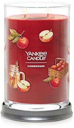 Yankee Candle Ciderhouse Scented, Signature 20oz Large Tumbler 2-Wick Candle, Over 60 Hours of Burn Time