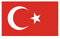 Stormflag Flaggen Türkei, 90 x 150 cm, Polyester, Pongee, 90 g, doppelt genäht