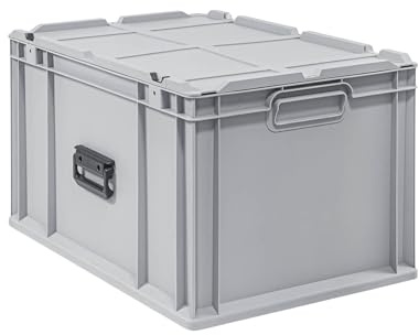 PROREGAL Eurobox NextGen Portable | HxBxT 33,5x40x60cm | 65 Liter | Eurobehälter, Transportbox, Transportbehälter, Stapelbehälter