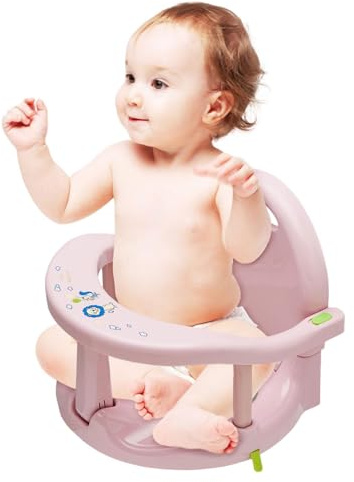 Asiento de baño para niños pequeños, asiento de baño para bebé, plegable | antideslizante, asiento de baño para bebé, bidé, asiento de baño para bebés y niños pequeños