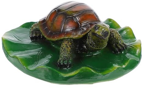 KITANDOVE Harz Handwerk Schwimmende Schildkröte Ornament Garten Teich Decor Realistische Schildkröte Aussehen