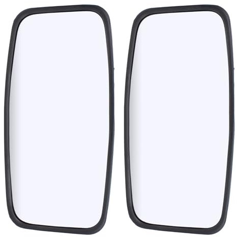 Außenspiegel 42 x 20 cm Rückspiegel Seitenspiegel Ersatzspiegel Aussen Spiegel mit Gehäuse links und rechts für LKW Bus Traktor Bagger Baumaschinen Transporter Wohnmobil Landmaschinen universal