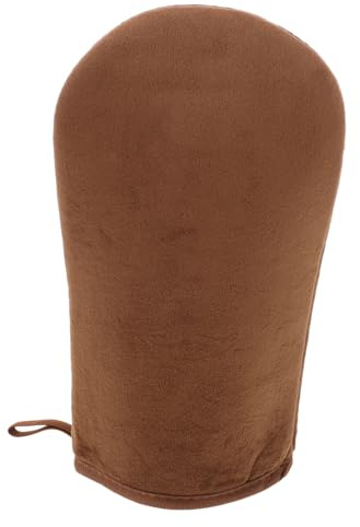 VALICLUD Tanning Glove and Self Tanner Mitt Reusable Back Lotion Applicator Soft Flocked Material for Even Application of Self Tanning Lotion Suitable for Body and Face Use