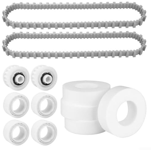 Getdoublerich Anelli di Sostituzione per Spazzole di Pulizia Piscina, Kit di Ricambio per Pulitore Piscina 6101611-R4 9985006-R2 3884997-R6 Per Dolphin